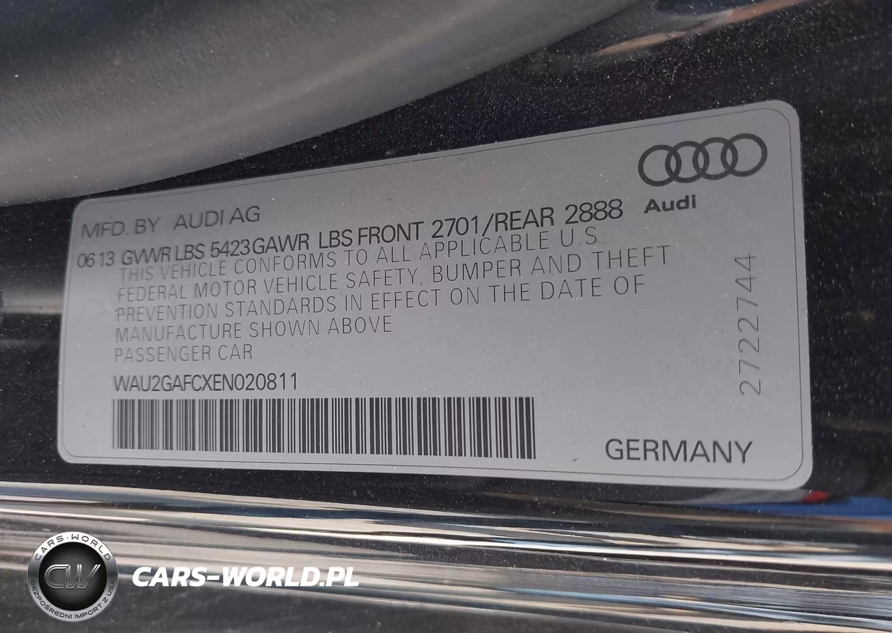 2014 Audi A7 3.0T Premium Plus VIN:WAU2GAFCXEN020811 - 9