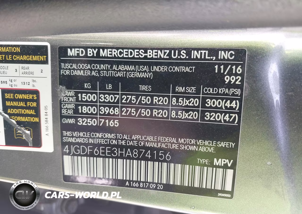 2017 Mercedes-Benz Gls 450 4Matic VIN:4JGDF6EE3HA874156 - 9