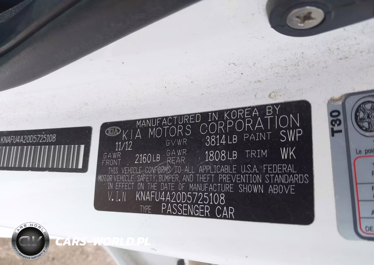 2013 Kia Forte Ex VIN:KNAFU4A20D5725108 - 9