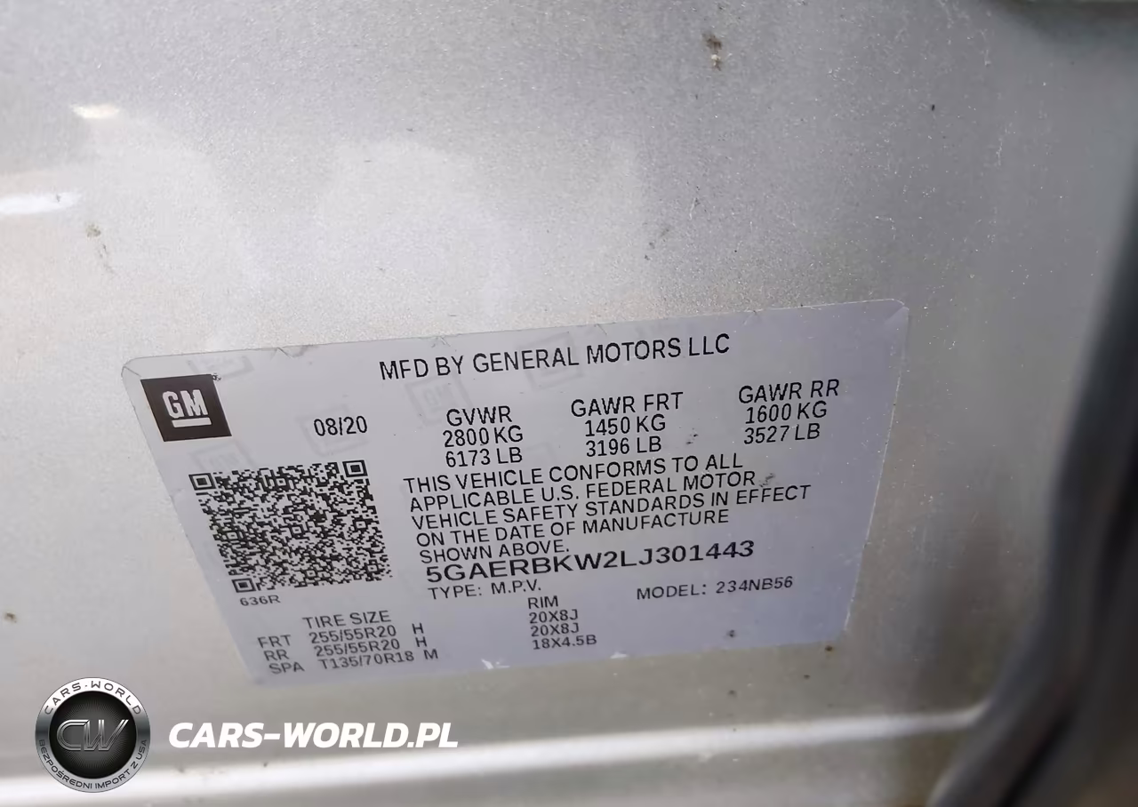 2020 Buick Enclave Fwd Essence VIN:5GAERBKW2LJ301443 - 9