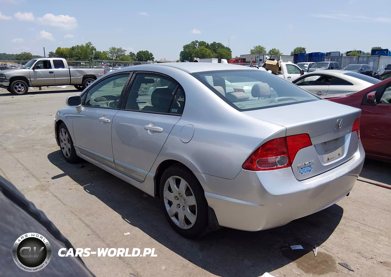 2008 Honda Civic Lx VIN:2HGFA16548H357741 - 3