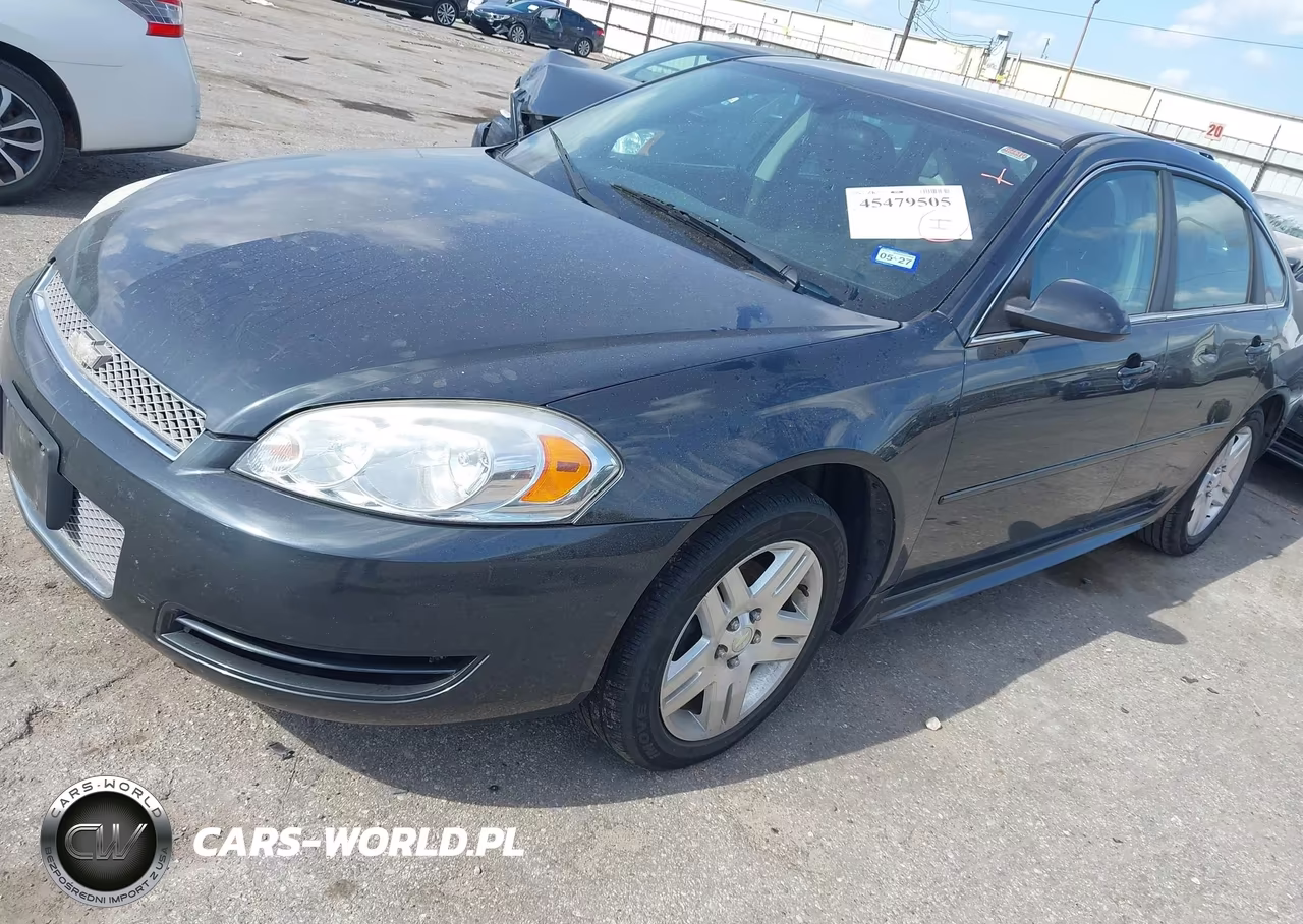 2012 Chevrolet Impala Lt VIN:2G1WG5E3XC1317551 - 2