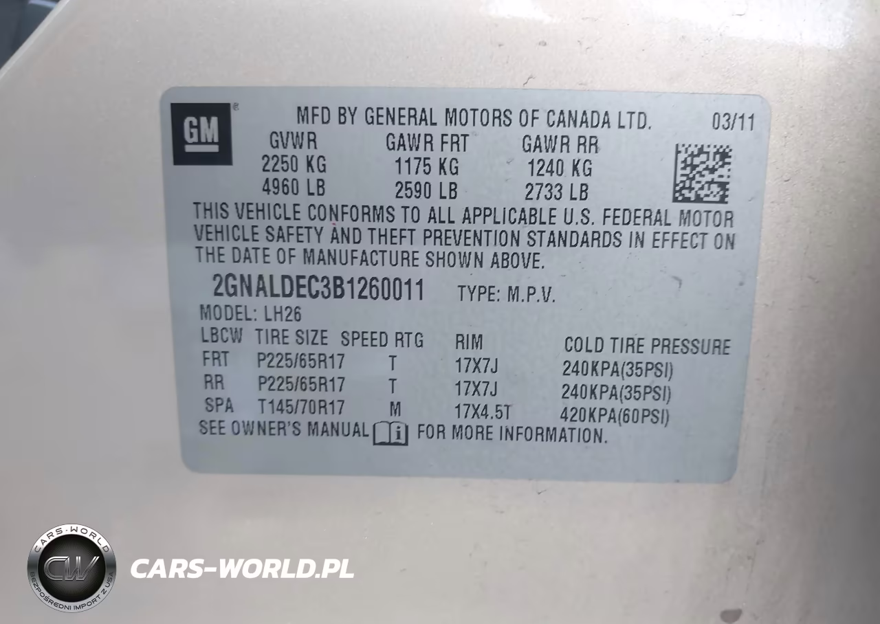 2011 Chevrolet Equinox Lt W-1Lt VIN:2GNALDEC3B1260011 - 8
