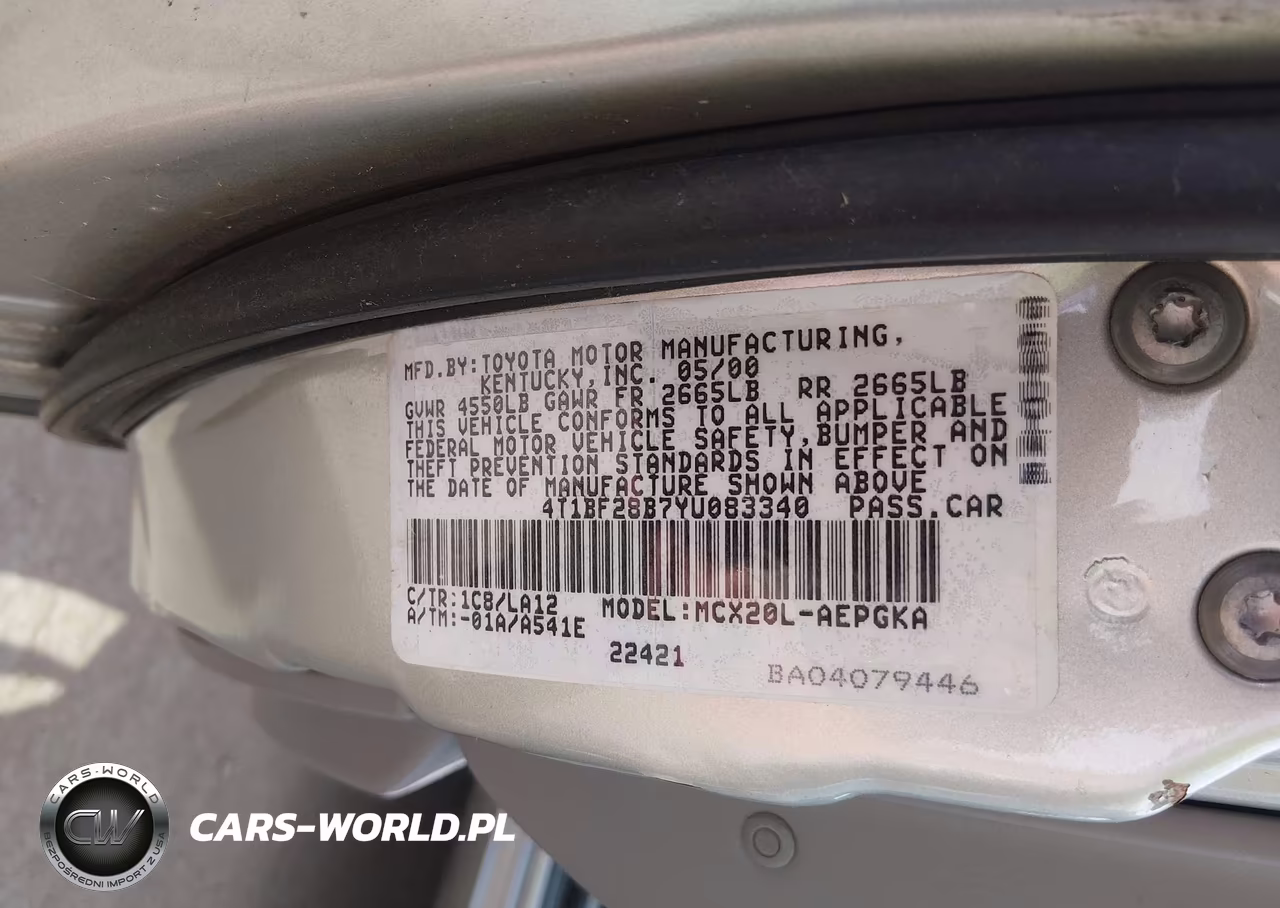 2000 Toyota Avalon Xls VIN:4T1BF28B7YU083340 - 9