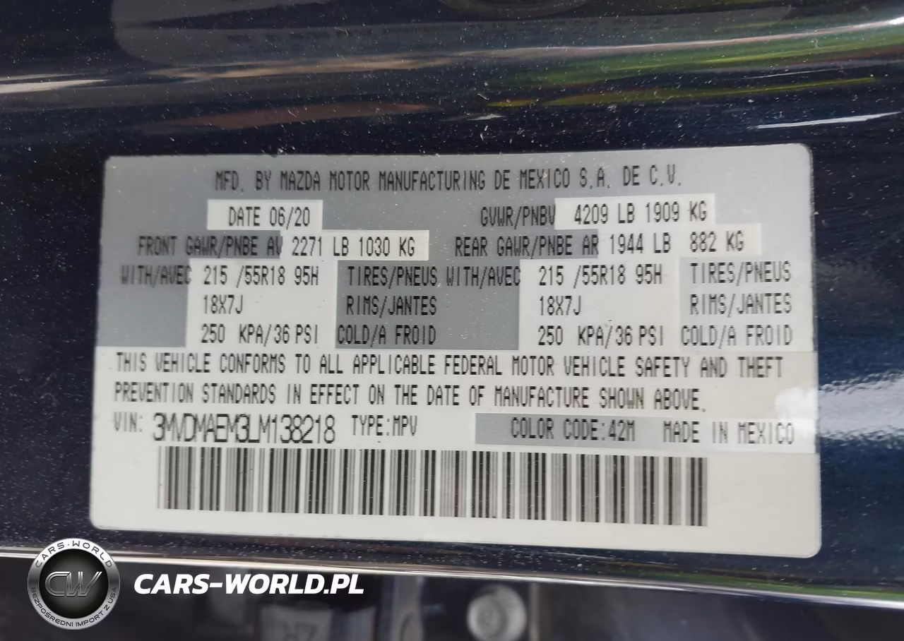2020 Mazda Cx-30 Premium Package VIN:3MVDMAEM3LM138218 - 9