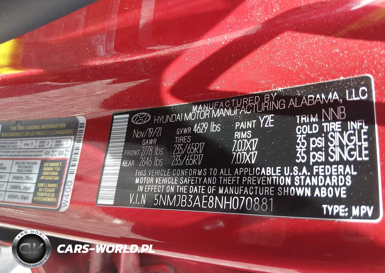 2022 Hyundai Tucson Sel VIN:5NMJB3AE8NH070881 - 9