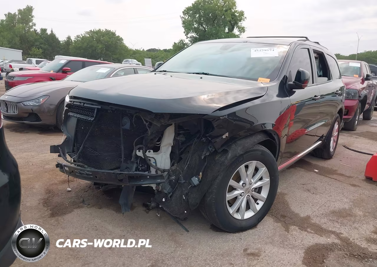 2014 Dodge Durango Sxt VIN:1C4RDJAG7EC278624 - 2