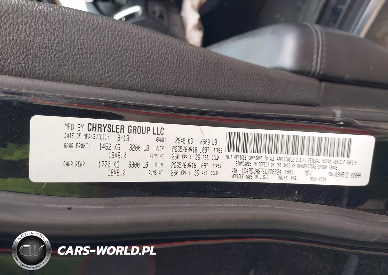 2014 Dodge Durango Sxt VIN:1C4RDJAG7EC278624 - 9