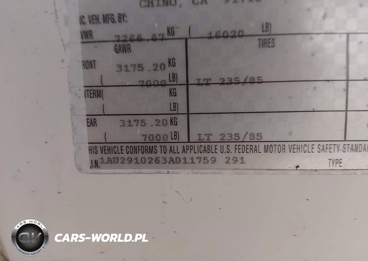 2003 Alfa Other VIN:1AU2910263A011759 - 9