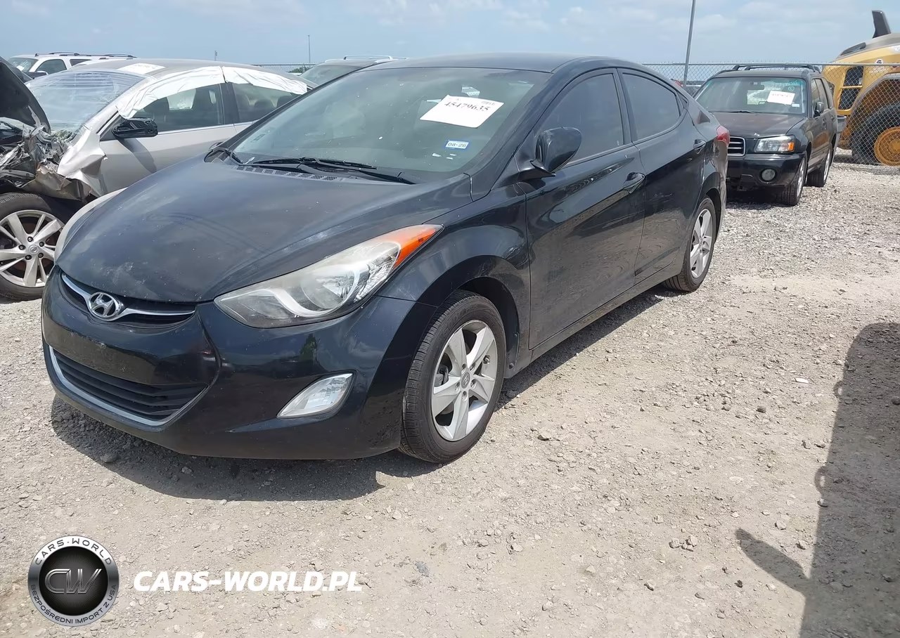 2013 Hyundai Elantra Gls VIN:KMHDH4AEXDU814212 - 2