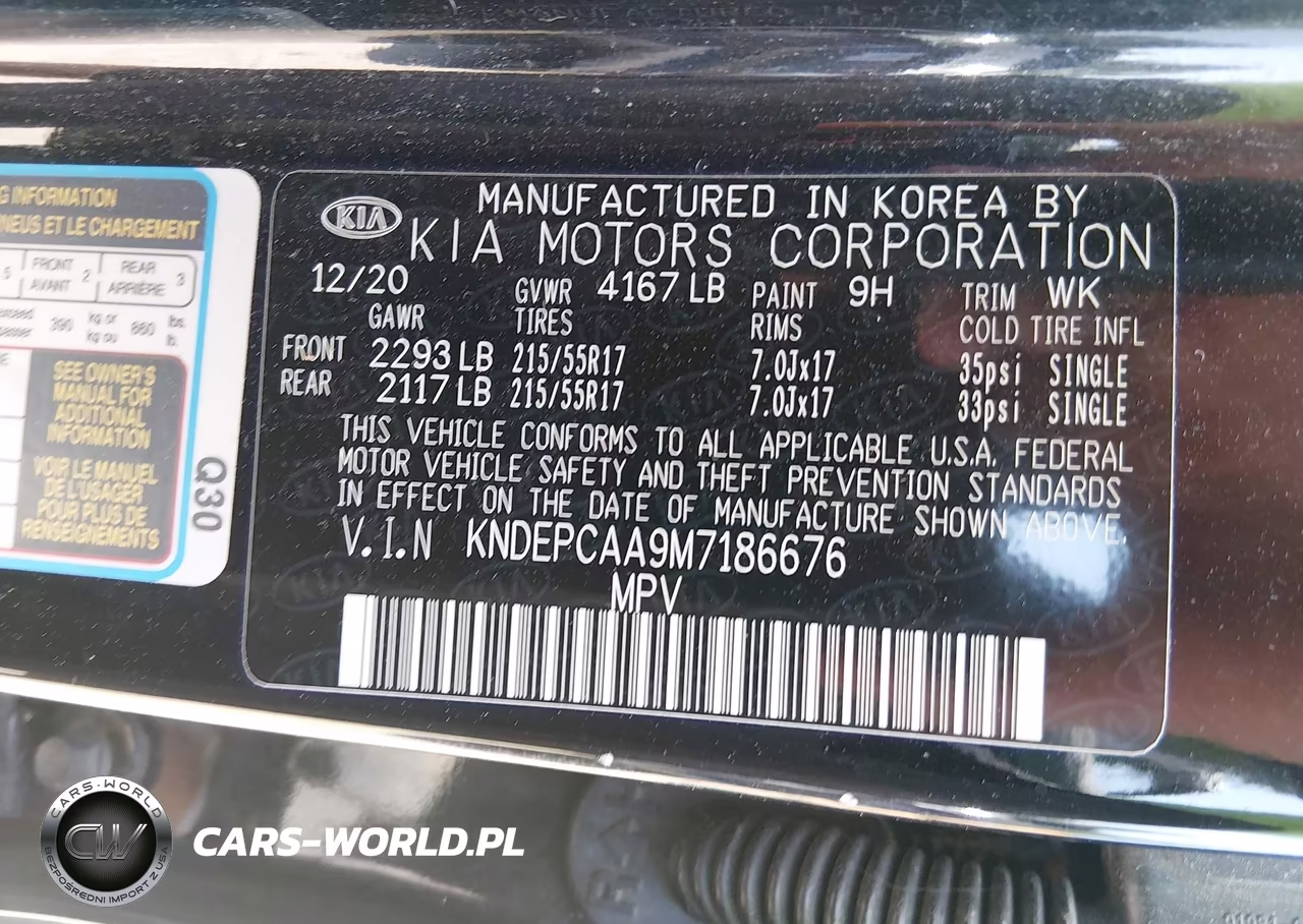 2021 Kia Seltos Lx VIN:KNDEPCAA9M7186676 - 9