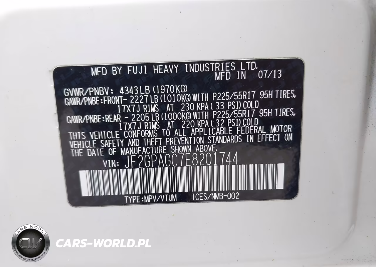 2014 Subaru Xv Crosstrek 2.0I Limited VIN:JF2GPAGC7E8201744 - 9