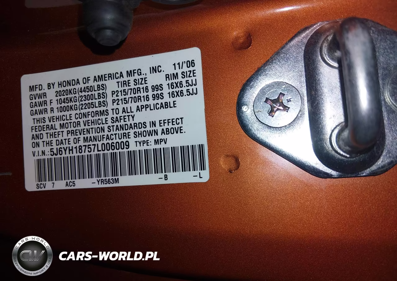 2007 Honda Element Ex VIN:5J6YH18757L006009 - 9