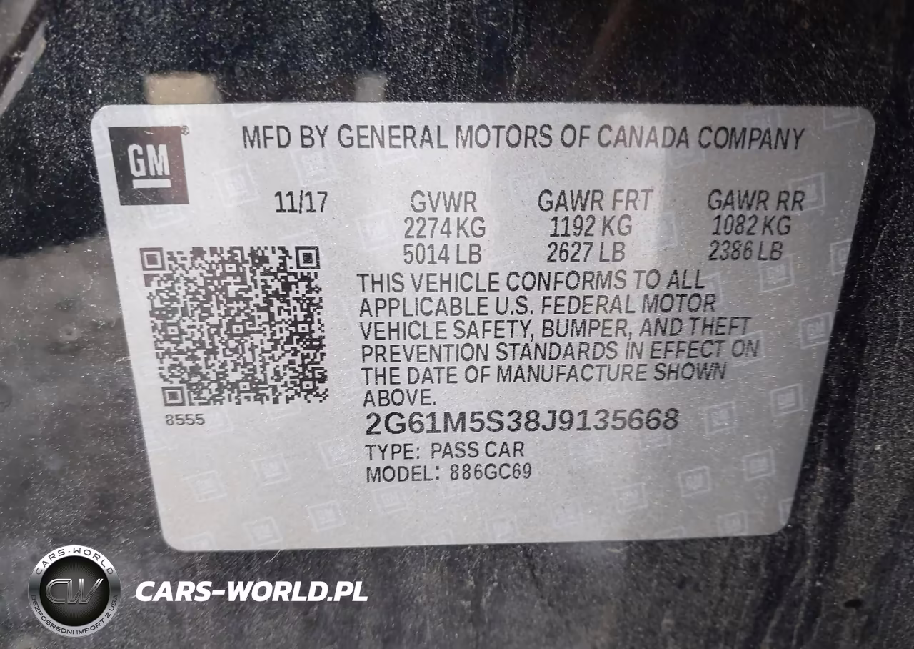 2018 Cadillac Xts Luxury VIN:2G61M5S38J9135668 - 9