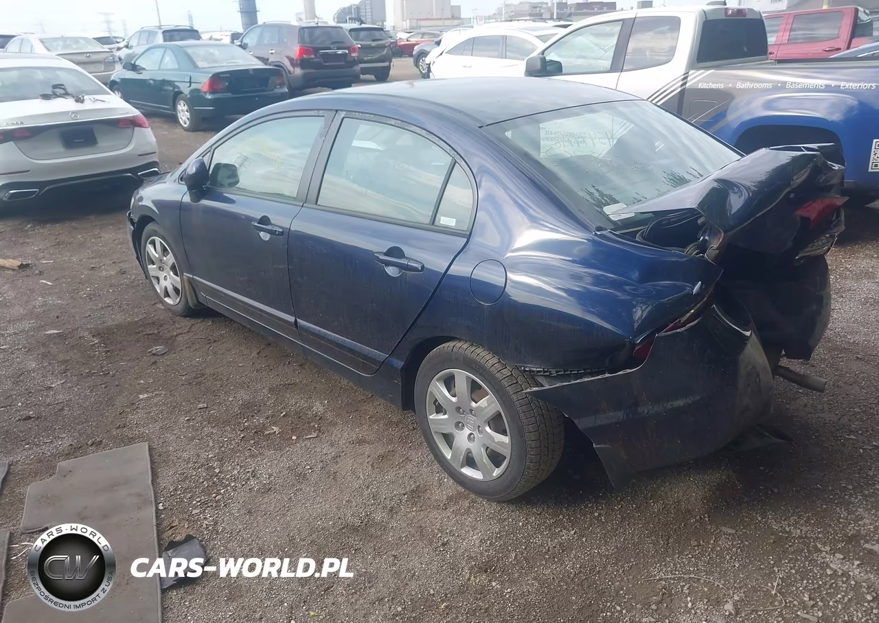 2008 Honda Civic Lx VIN:1HGFA16508L088642 - 3