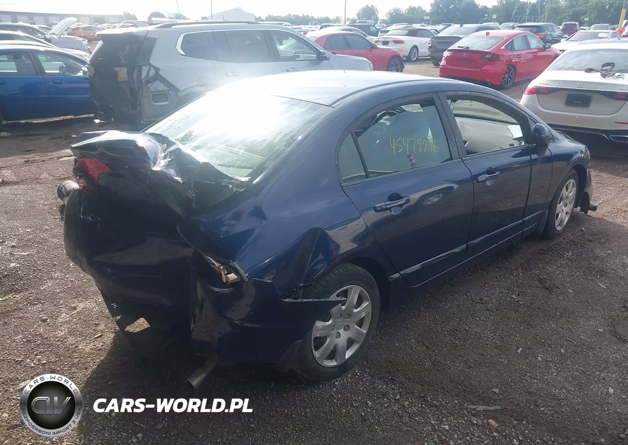 2008 Honda Civic Lx VIN:1HGFA16508L088642 - 4