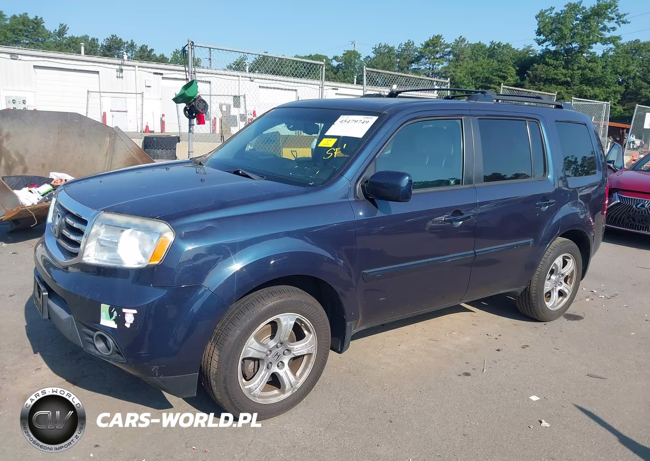 2012 Honda Pilot Ex-L VIN:5FNYF4H64CB075839 - 2