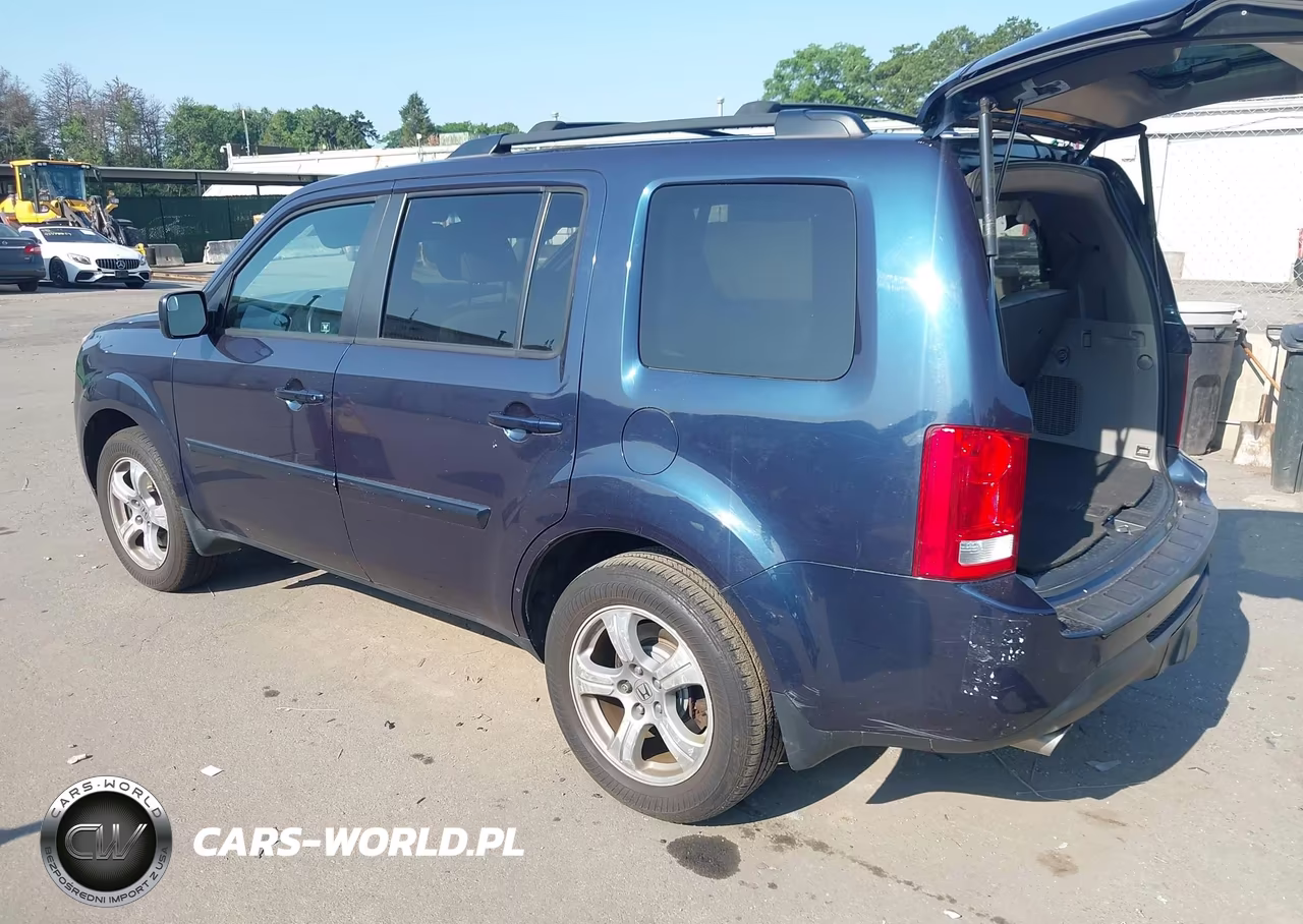 2012 Honda Pilot Ex-L VIN:5FNYF4H64CB075839 - 3