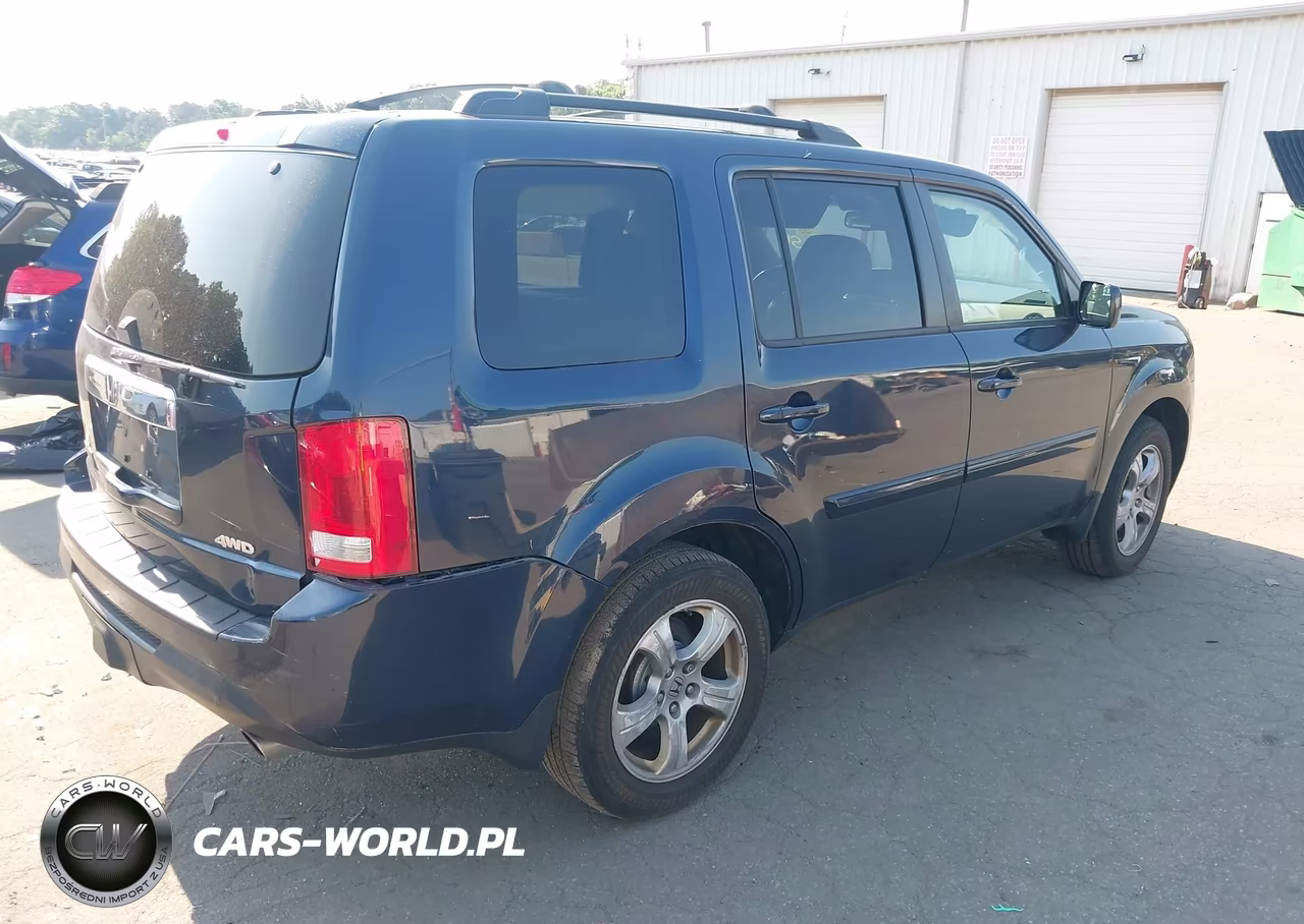 2012 Honda Pilot Ex-L VIN:5FNYF4H64CB075839 - 4