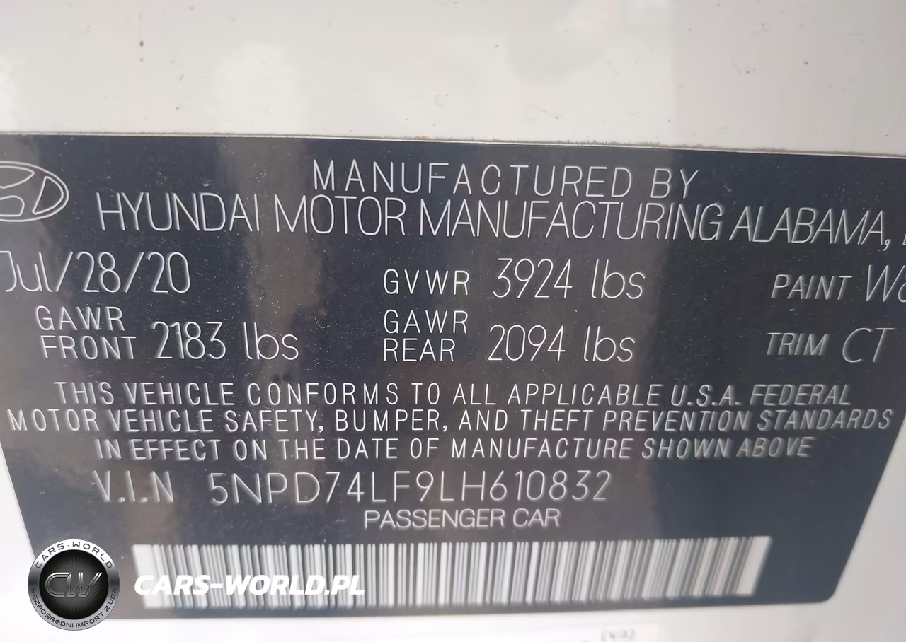 2020 Hyundai Elantra Se VIN:5NPD74LF9LH610832 - 9