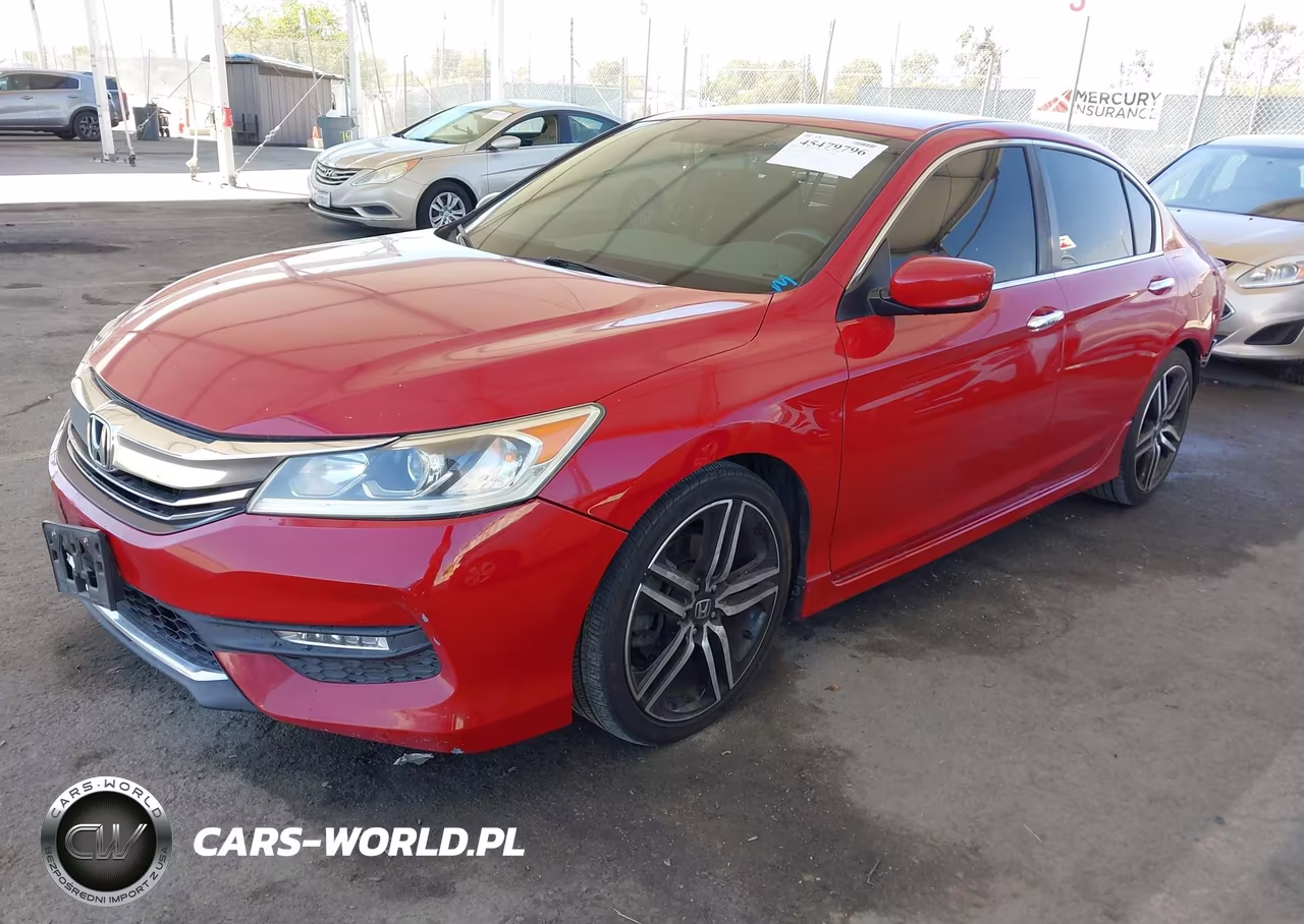 2016 Honda Accord Sport VIN:1HGCR2F5XGA085405 - 2