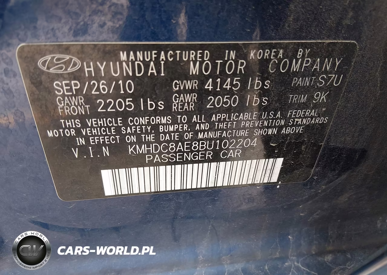 2011 Hyundai Elantra Touring Gls VIN:KMHDC8AE8BU102204 - 9