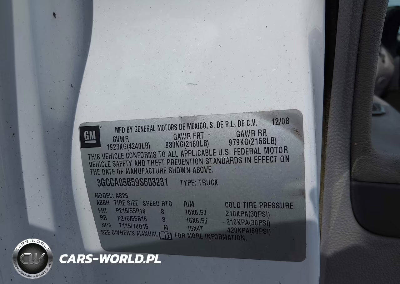 2009 Chevrolet Hhr Panel Lt VIN:3GCCA05B59S603231 - 9