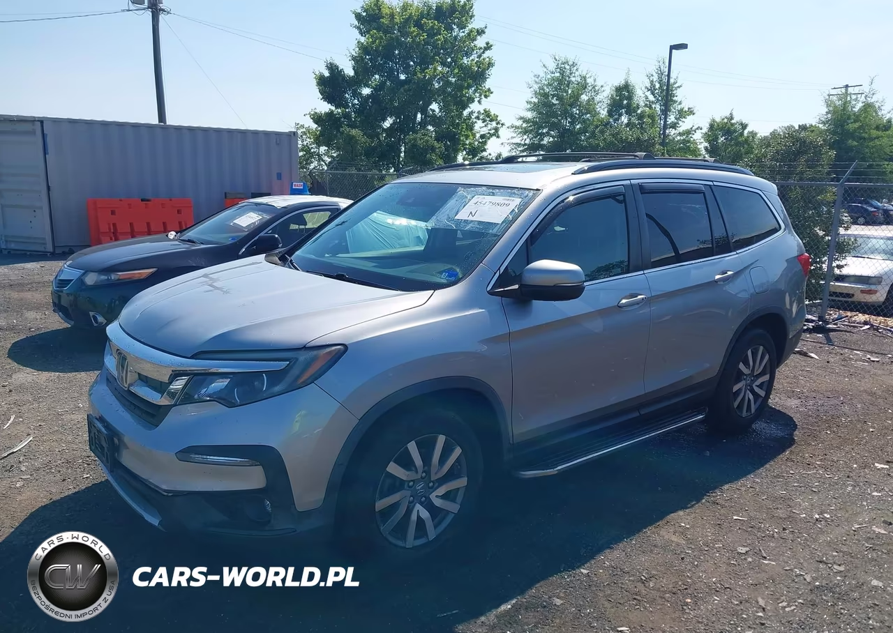 2019 Honda Pilot Ex-L VIN:5FNYF6H58KB050654 - 2