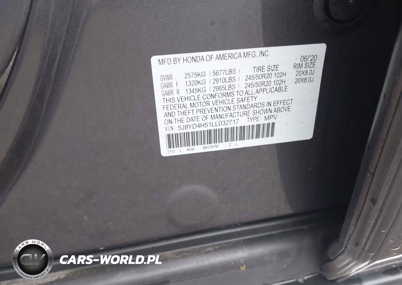 2020 Acura Mdx Technology Package VIN:5J8YD4H51LL032717 - 9
