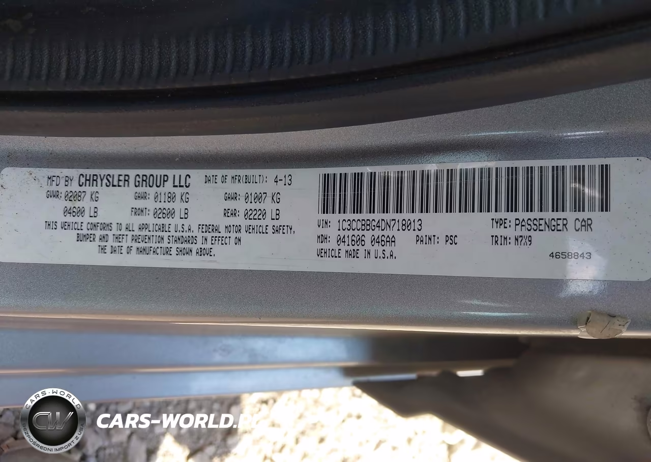2013 Chrysler 200 Touring VIN:1C3CCBBG4DN718013 - 9