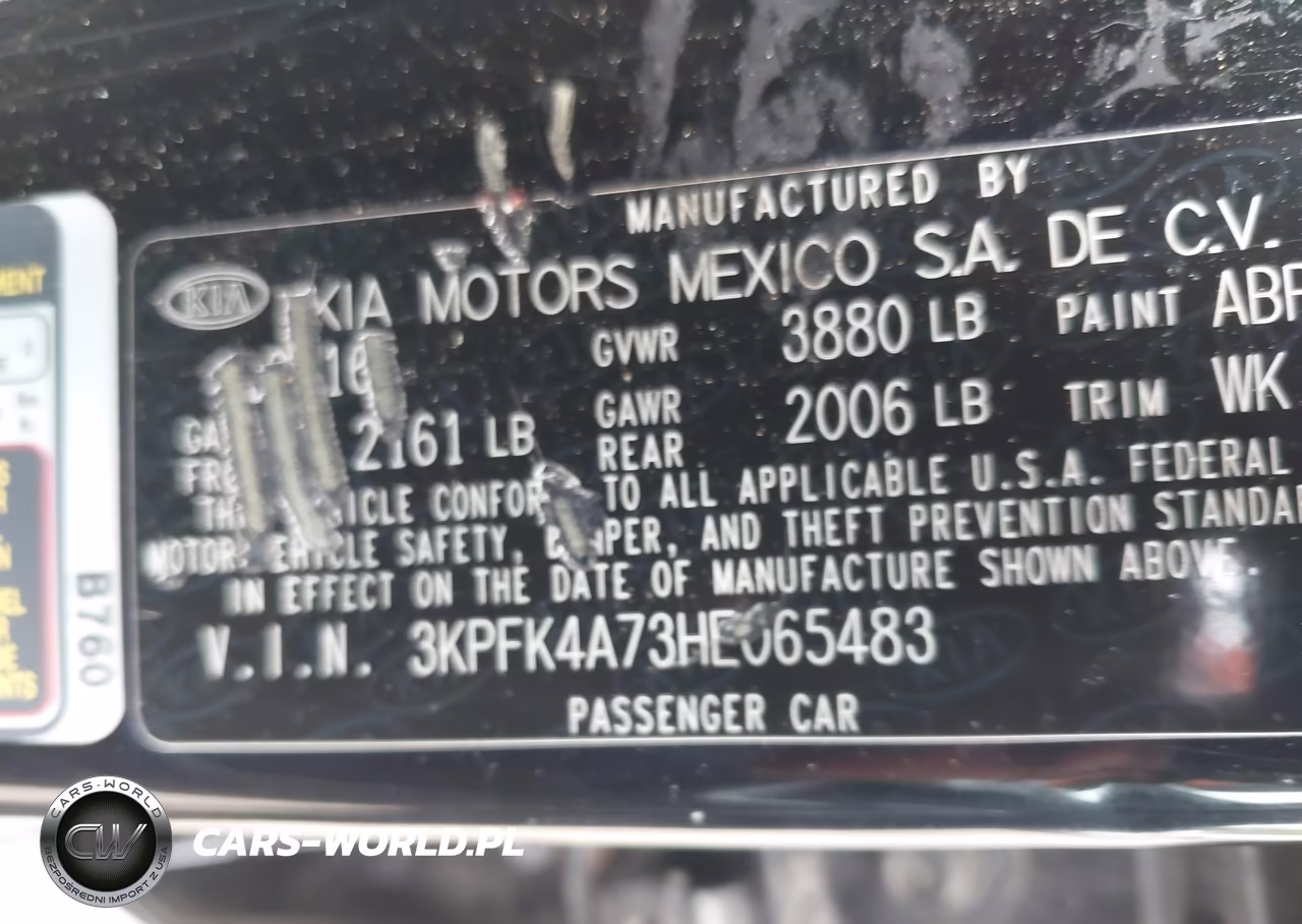2017 Kia Forte Lx VIN:3KPFK4A73HE065483 - 9