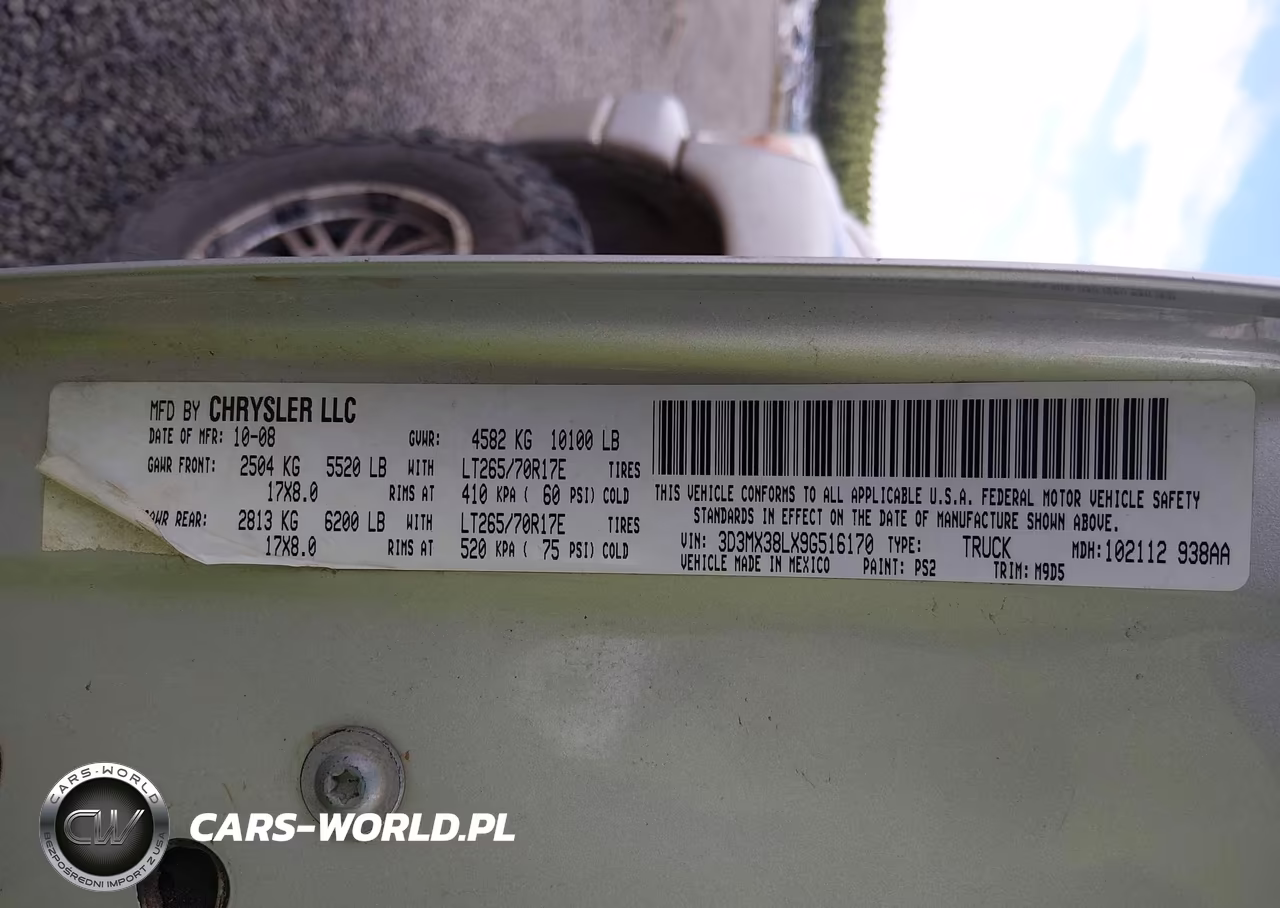 2009 Dodge Ram 3500 Slt VIN:3D3MX38LX9G516170 - 8