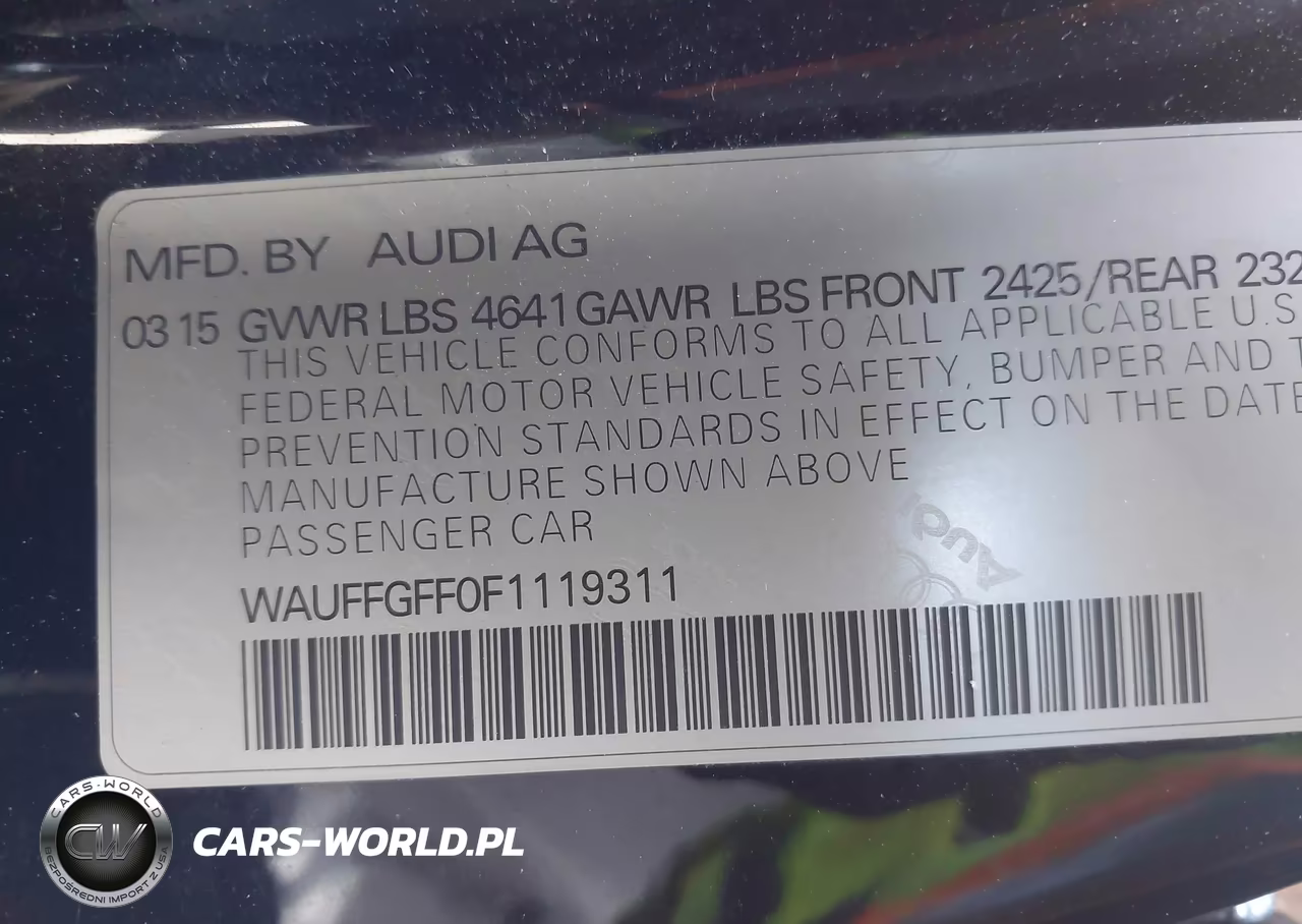 2015 Audi S3 2.0T Premium Plus VIN:WAUFFGFF0F1119311 - 9