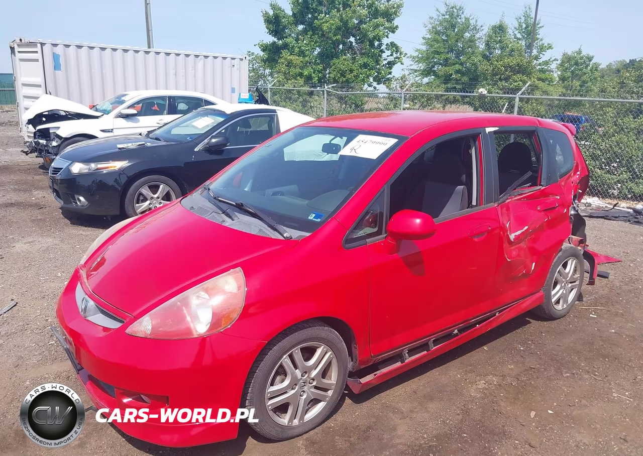 2007 Honda Fit Sport VIN:JHMGD38617S004973 - 2