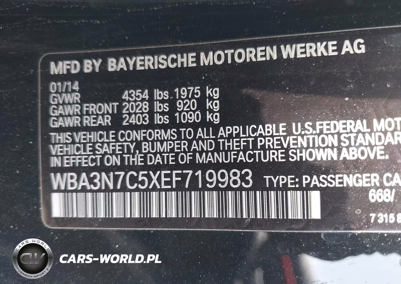 2014 BMW 4 SERIES I VIN:WBA3N7C5XEF719983 - 9