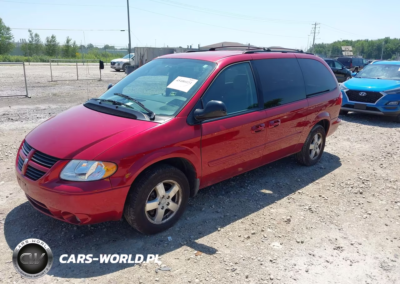 2007 Dodge Grand Caravan Sxt VIN:2D4GP44L57R181637 - 2
