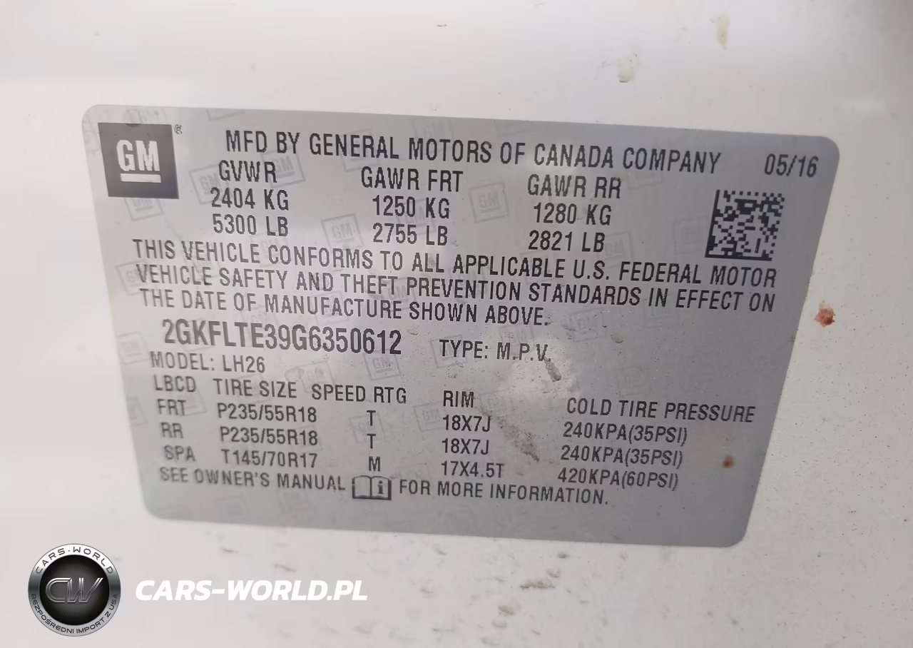 2016 GMC Terrain Sle-2 VIN:2GKFLTE39G6350612 - 9