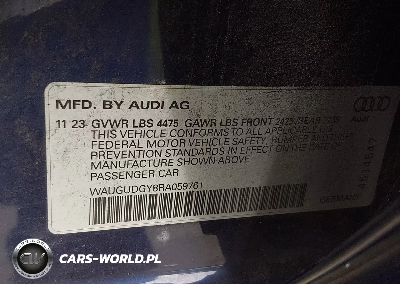 2024 Audi A3 Premium 40 Tfsi Quattro S Tronic VIN:WAUGUDGY8RA059761 - 9