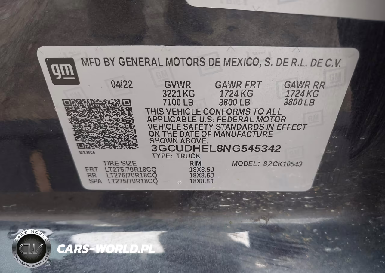 2022 Chevrolet Silverado 1500 4Wd Short Bed Zr2 VIN:3GCUDHEL8NG545342 - 9