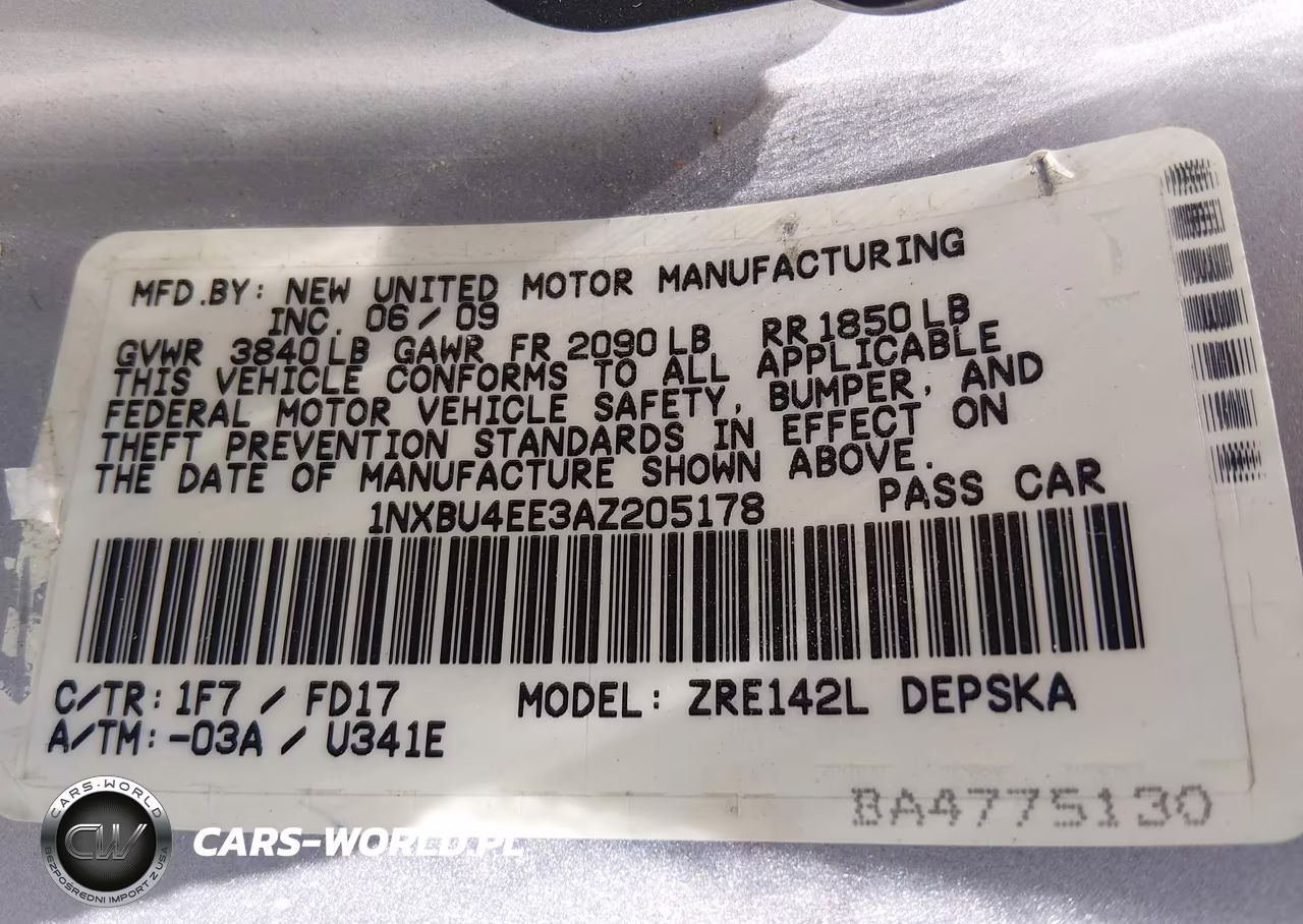 2010 Toyota Corolla S VIN:1NXBU4EE3AZ205178 - 9