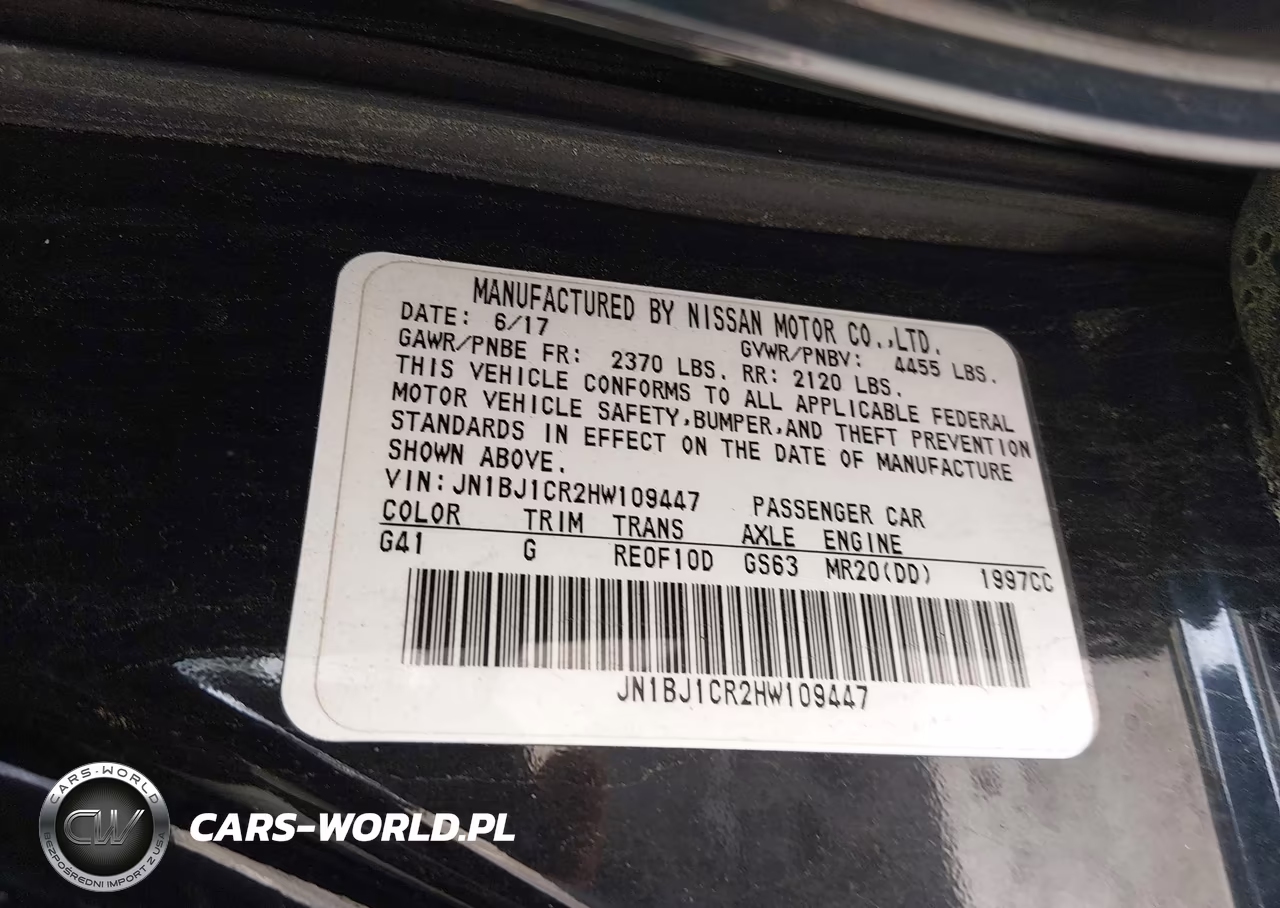 2017 Nissan Rogue Sport S VIN:JN1BJ1CR2HW109447 - 9