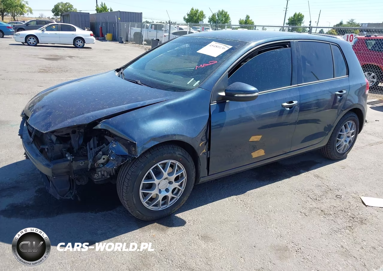 2012 Volkswagen Golf 2.5L 4-Door VIN:WVWDB7AJ9CW197165 - 2