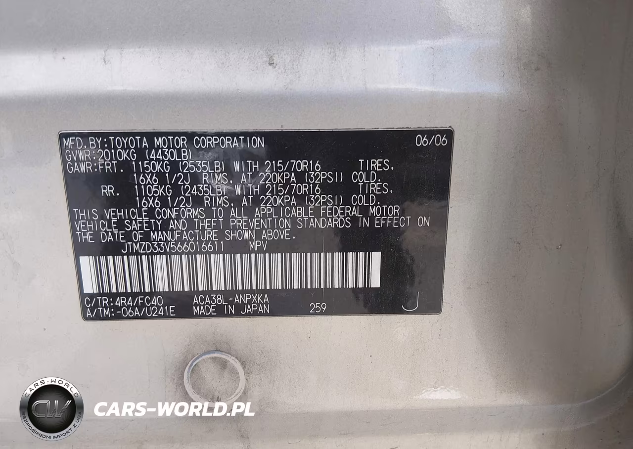 2006 Toyota Rav4 VIN:JTMZD33V566016611 - 9