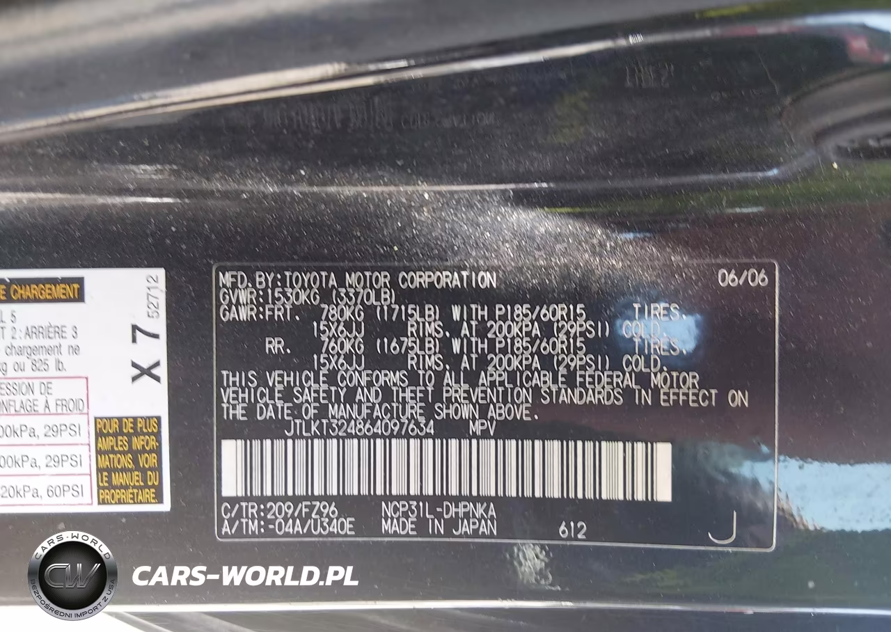 2006 Scion Xb VIN:JTLKT324864097634 - 9