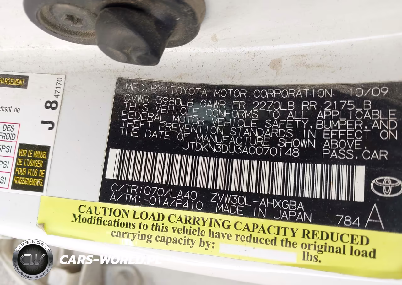 2010 Toyota Prius Iv VIN:JTDKN3DU3A0070148 - 9
