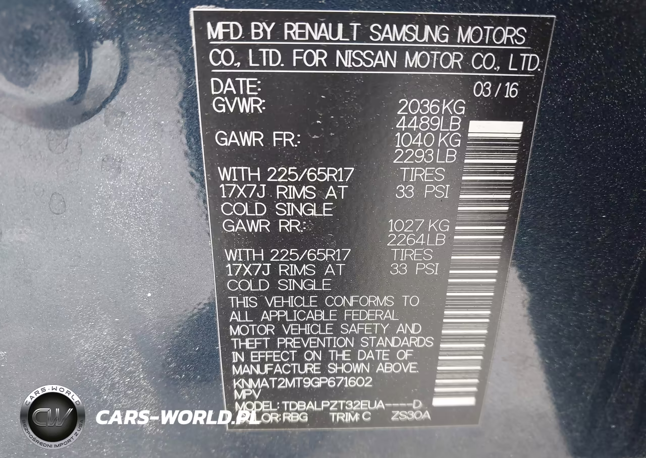 2016 Nissan Rogue S VIN:KNMAT2MT9GP671602 - 9