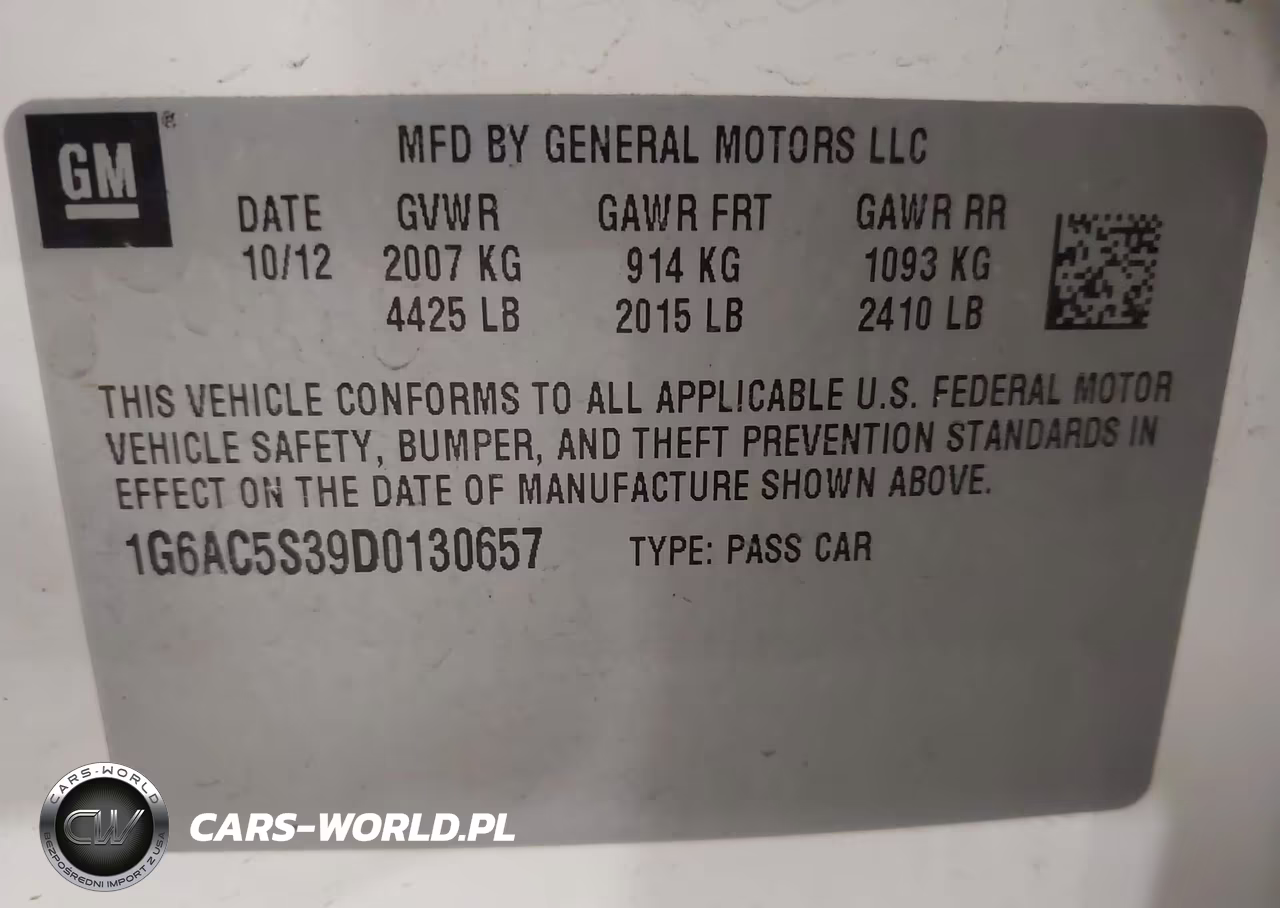 2013 Cadillac Ats Performance VIN:1G6AC5S39D0130657 - 9
