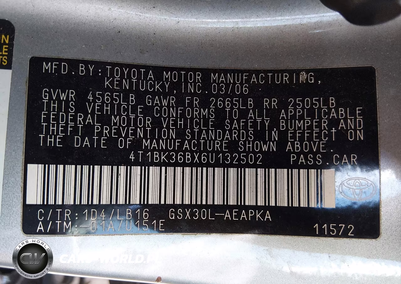 2006 Toyota Avalon Limited VIN:4T1BK36BX6U132502 - 9