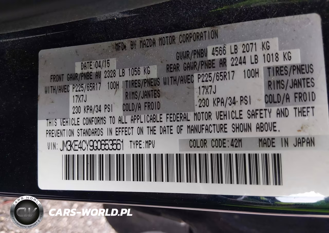 2016 Mazda Cx-5 Touring VIN:JM3KE4CY9G0653561 - 9