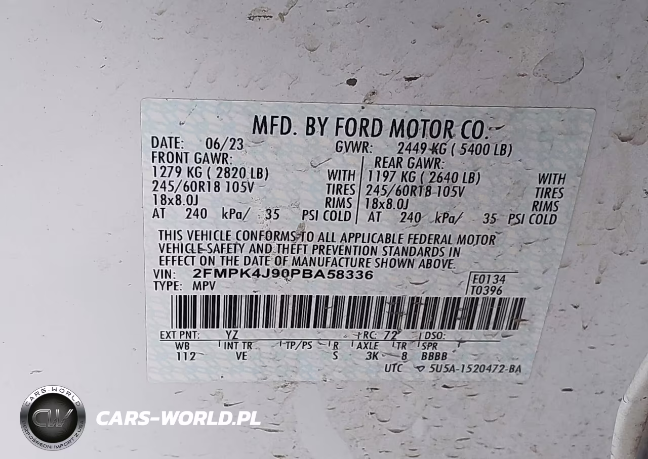 2023 Ford Edge Sel VIN:2FMPK4J90PBA58336 - 9